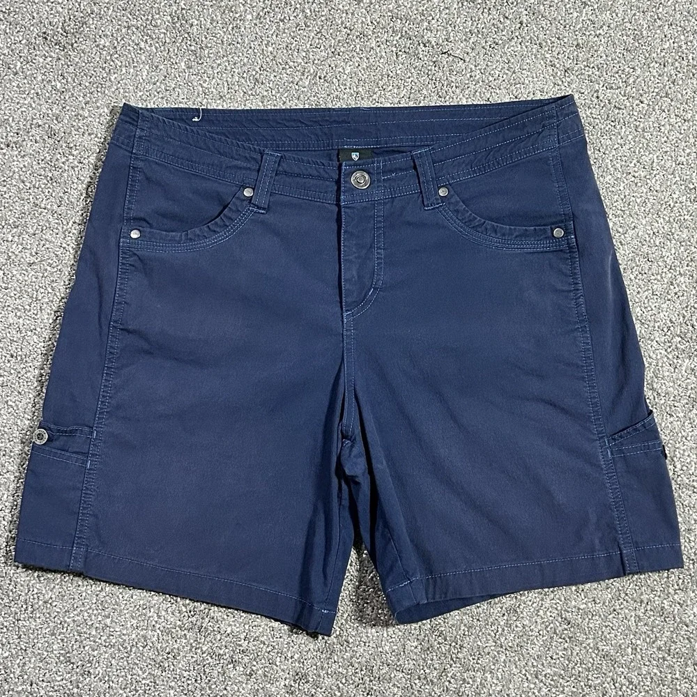 KÜHL Navy Blue Splash Shorts -Women's 12 Hiking Outdoor 6.5